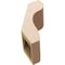 Ekena Millwork 5-inch W x 8-inch D x 12-inch H Stanfield Rough Cedar Woodgrain TimberThane Knee Brace, Primed BRCUR05X08X12STARCPR - alternate 5